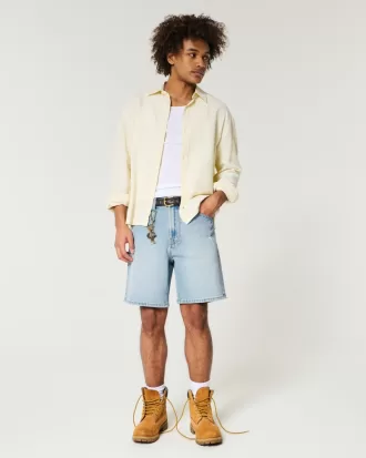 Above-the-Knee Distressed Loose Denim Shorts,Above-the-Knee Distressed Loose Denim Shorts Above-the-Knee Distressed Loose Denim Shorts,Above-the-Knee Distressed Loose Denim Shorts