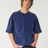 Baggy Heavyweight Crop Football T-Shirt,Baggy Heavyweight Crop Football T-Shirt