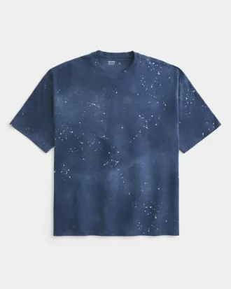Baggy Paint Splatter Crew T-Shirt,Baggy Paint Splatter Crew T-Shirt