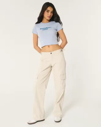 Barcelona 1993 Graphic Baby Tee,Barcelona 1993 Graphic Baby Tee