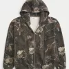 Boxy Camo Zip-Up Hoodie,Boxy Camo Zip-Up Hoodie Boxy Camo Zip-Up Hoodie,Boxy Camo Zip-Up Hoodie