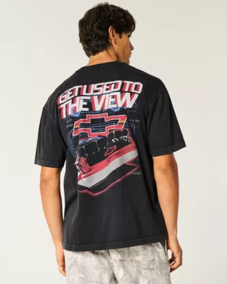 Boxy Chevrolet Racing Graphic Tee,Boxy Chevrolet Racing Graphic Tee Boxy Chevrolet Racing Graphic Tee,Boxy Chevrolet Racing Graphic Tee