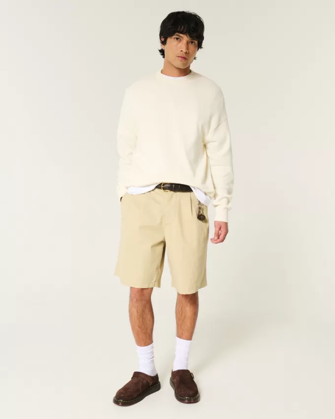 Boxy Crew Sweater,Boxy Crew Sweater