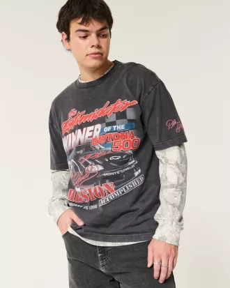 Boxy Dale Earnhardt NASCAR Graphic Tee,Boxy Dale Earnhardt NASCAR Graphic Tee Boxy Dale Earnhardt NASCAR Graphic Tee,Boxy Dale Earnhardt NASCAR Graphic Tee