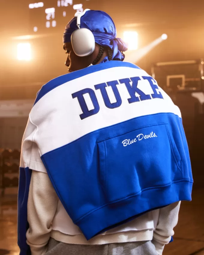 Boxy Duke Blue Devils Graphic Hoodie,Boxy Duke Blue Devils Graphic Hoodie