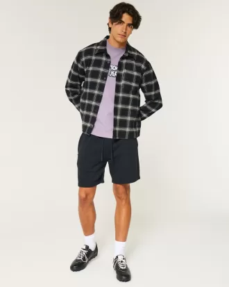 Boxy Flannel Shirt,Boxy Flannel Shirt