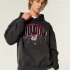 Boxy Georgia Bulldogs Graphic Hoodie,Boxy Georgia Bulldogs Graphic Hoodie