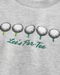 Boxy Golf Graphic Crew Sweatshirt,Boxy Golf Graphic Crew Sweatshirt