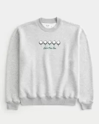 Boxy Golf Graphic Crew Sweatshirt,Boxy Golf Graphic Crew Sweatshirt