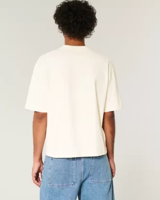 Boxy Heavyweight Crop Crew T-Shirt,Boxy Heavyweight Crop Crew T-Shirt