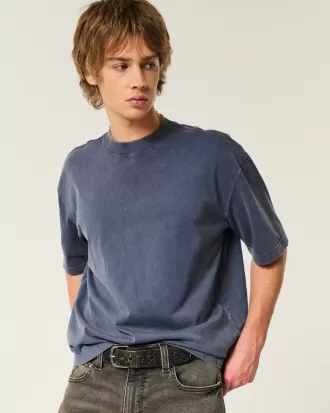 Boxy Heavyweight Crop Crew T-Shirt,Boxy Heavyweight Crop Crew T-Shirt