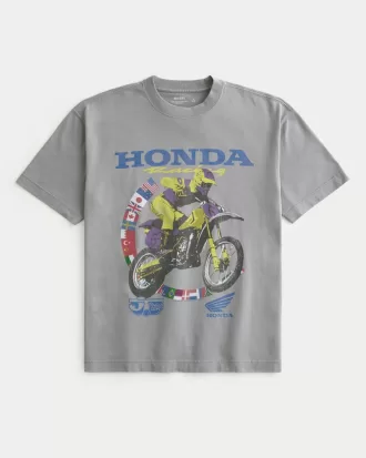 Boxy Heavyweight Honda Racing Graphic Tee,Boxy Heavyweight Honda Racing Graphic Tee Boxy Heavyweight Honda Racing Graphic Tee,Boxy Heavyweight Honda Racing Graphic Tee