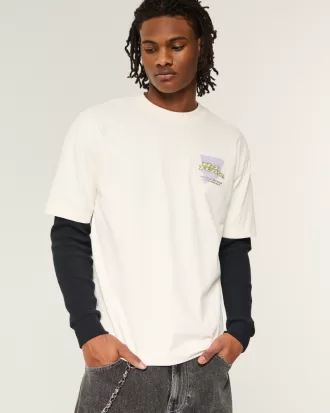 Boxy Heavyweight No Fear Graphic Tee,Boxy Heavyweight No Fear Graphic Tee Boxy Heavyweight No Fear Graphic Tee,Boxy Heavyweight No Fear Graphic Tee
