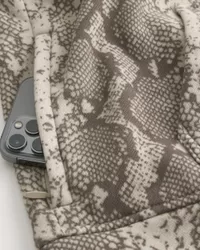 Boxy Snake Skin Print Hoodie,Boxy Snake Skin Print Hoodie