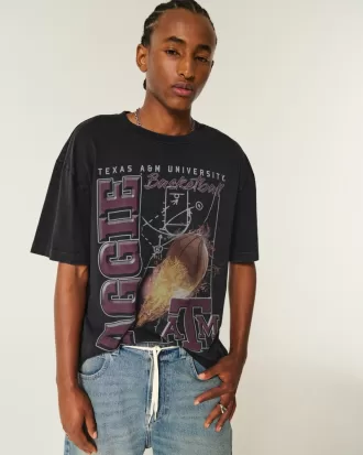 Boxy Texas A&M University Graphic Tee,Boxy Texas A&M University Graphic Tee Boxy Texas A&M University Graphic Tee,Boxy Texas A&M University Graphic Tee