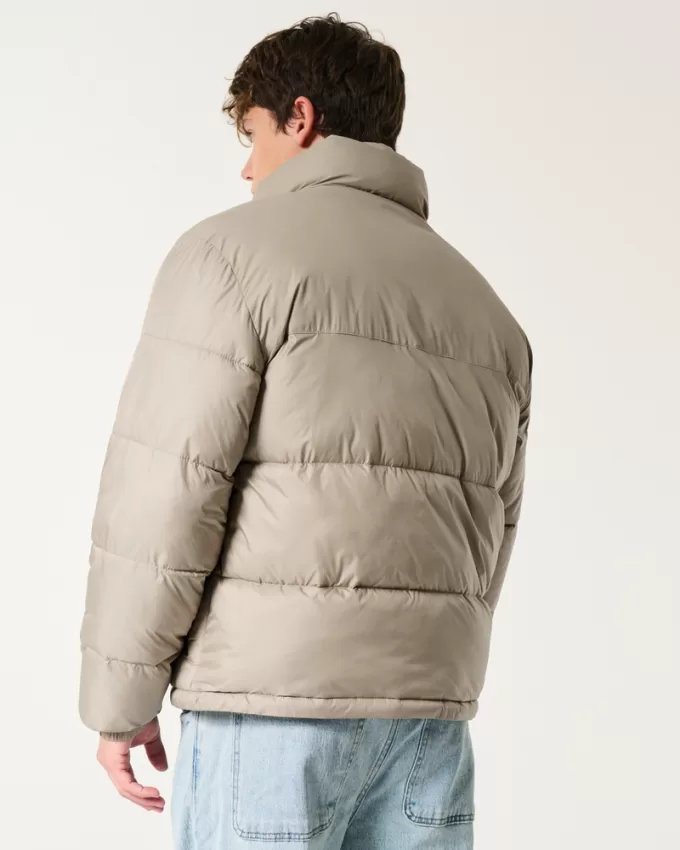 Boxy Zip-Up Puffer Jacket,Boxy Zip-Up Puffer Jacket Boxy Zip-Up Puffer Jacket,Boxy Zip-Up Puffer Jacket