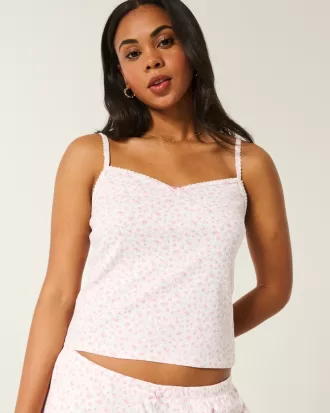 Cozy Pointelle Bow Tank,Cozy Pointelle Bow Tank