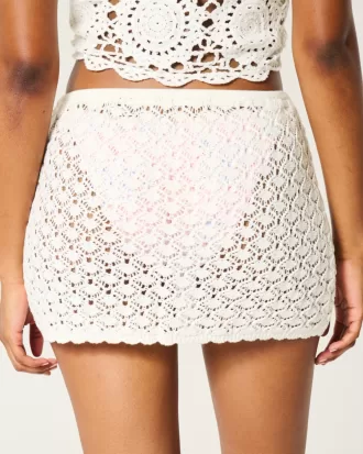 Crochet-Style Pull-On Cover Up Skirt,Crochet-Style Pull-On Cover Up Skirt Crochet-Style Pull-On Cover Up Skirt,Crochet-Style Pull-On Cover Up Skirt