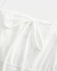 Easy Lace Trim Babydoll Top,Easy Lace Trim Babydoll Top