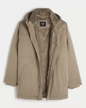 Faux Fur-Lined Parka,Faux Fur-Lined Parka