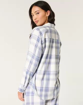 Long-Sleeve Flannel Pajama Top,Long-Sleeve Flannel Pajama Top Long-Sleeve Flannel Pajama Top,Long-Sleeve Flannel Pajama Top