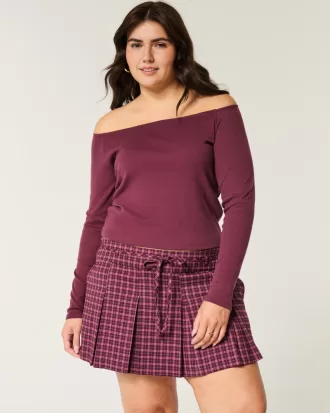 Long-Sleeve Off-the-Shoulder Top,Long-Sleeve Off-the-Shoulder Top Long-Sleeve Off-the-Shoulder Top,Long-Sleeve Off-the-Shoulder Top