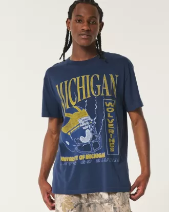 Relaxed University of Michigan Wolverines Graphic Tee,Relaxed University of Michigan Wolverines Graphic Tee