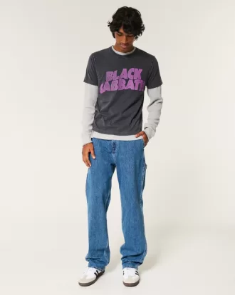 Shrunken Black Sabbath Graphic Tee,Shrunken Black Sabbath Graphic Tee