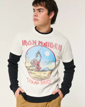 Shrunken Iron Maiden Graphic Tee,Shrunken Iron Maiden Graphic Tee