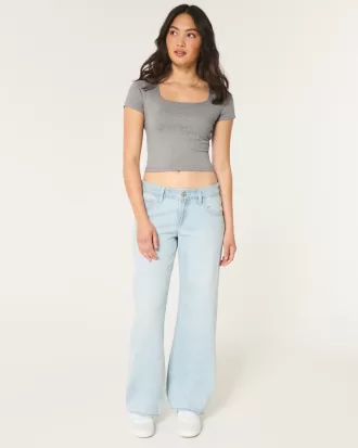 Soft Stretch Seamless Fabric Square-Neck Baby Tee,Soft Stretch Seamless Fabric Square-Neck Baby Tee Soft Stretch Seamless Fabric Square-Neck Baby Tee,Soft Stretch Seamless Fabric Square-Neck Baby Tee