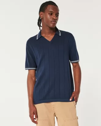 Tipped Sweater Polo,Tipped Sweater Polo